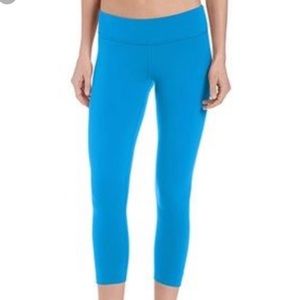 Beyond Yoga Rouched Crop Legging bright blue, Sz S